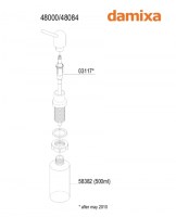 DISPENSADOR JABON LIQUIDO DAMIXA